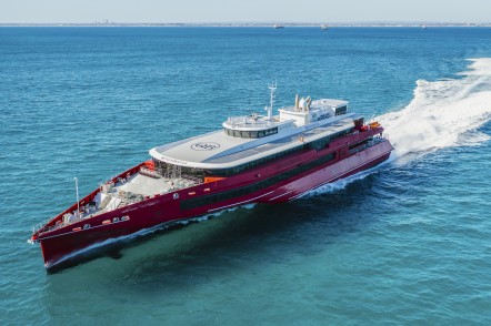 Queen Beetle 83 metre trimaran ferry